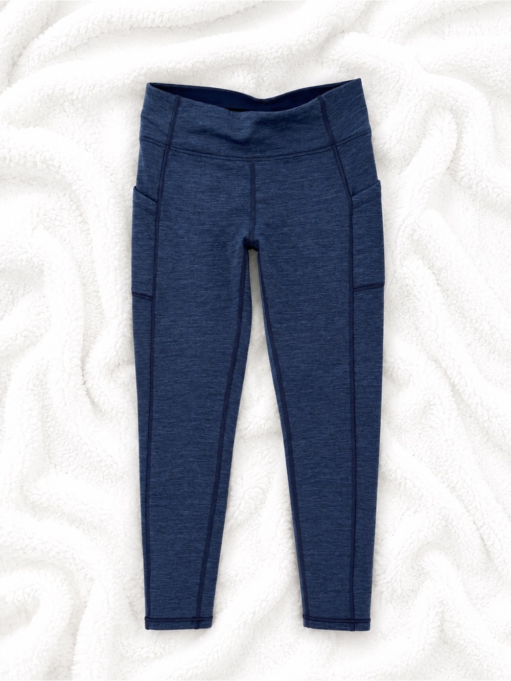 Athleta Girl XL (14) Thick Athletic Leggings with Side Pockets – Like New